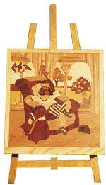 Cette formation en marqueterie permet d'apprendre  raliser des tableaux dcoratifs
